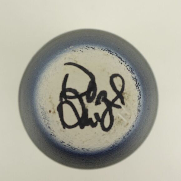 Cedar Mesa Pottery Vase Hand Painted Depicts Elk Walking in Forest Signed - Picture 6 of 6